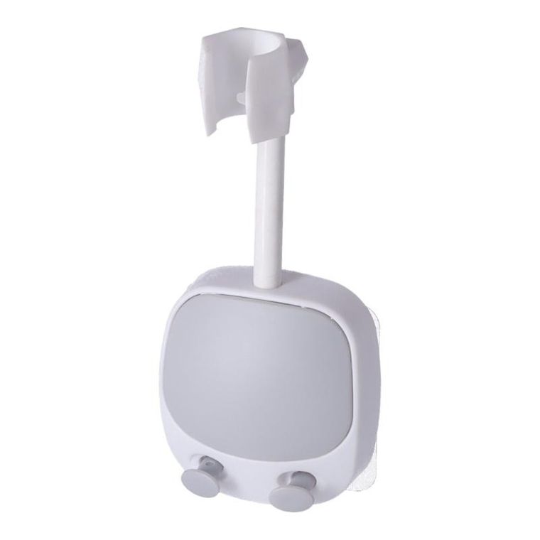 Uchwyt prysznicowy, szaro-biały