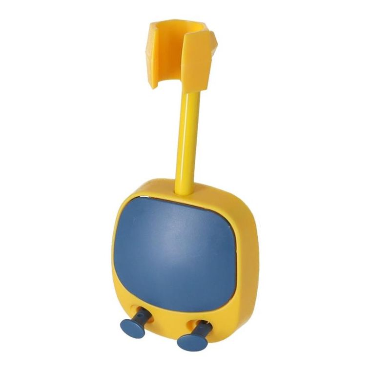 Uchwyt prysznicowy, żółto-granatowy