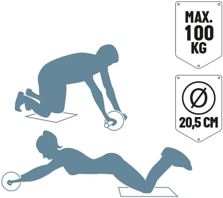 Umbro, wałek rehabilitacyjny, pojedynczy, czerwony