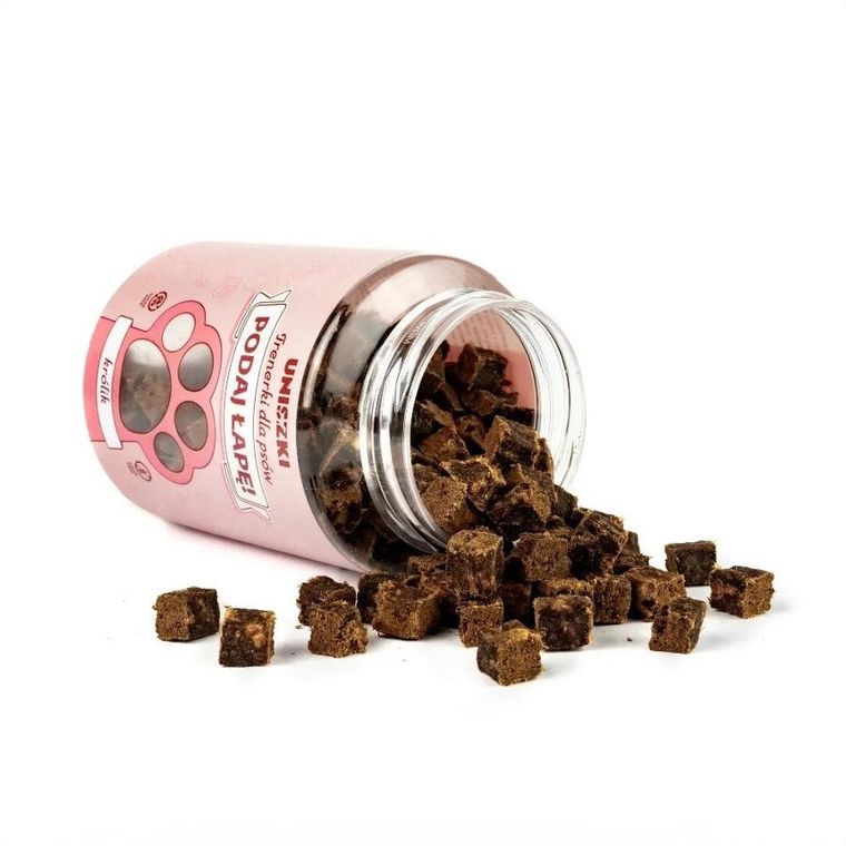 Uniszki, Trenerki, królik, przysmak dla psa, 150g