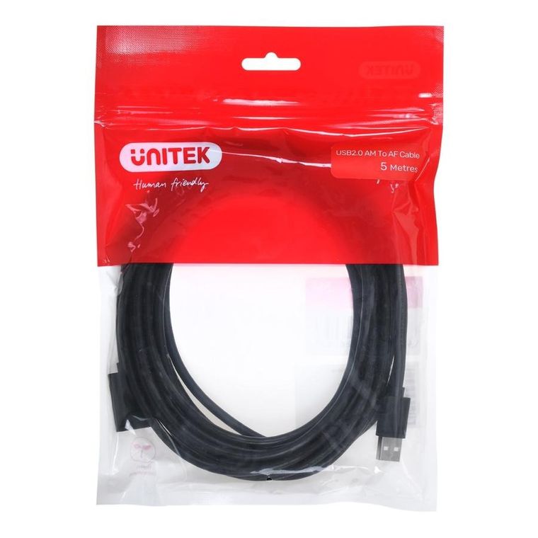 Unitek, kabel, przedłużacz, USB 2.0, 5m