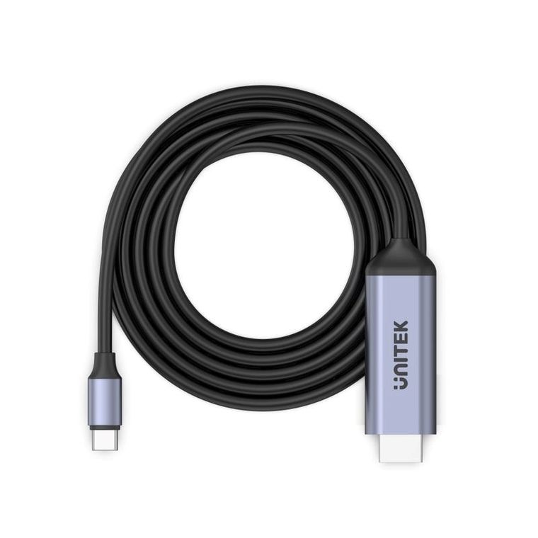 Unitek, kabel, USB-C - HDMI 8K, USB 4, HDR10+, 1,8M