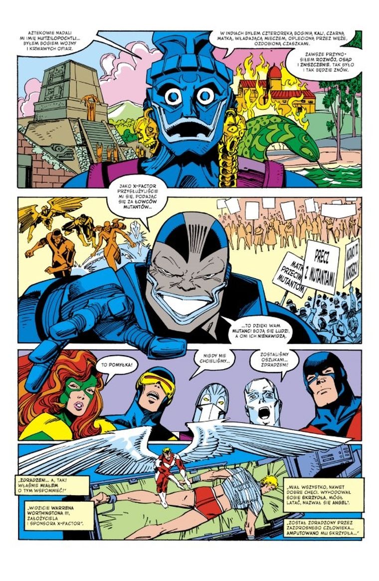 Upadek mutantów. X-Men. Punkty zwrotne