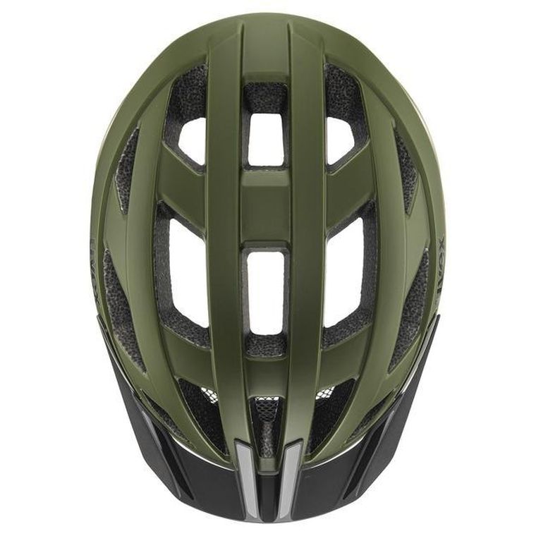Uvex, I-vo 2, kask rowerowy, 56-60 cm, dark olive matt
