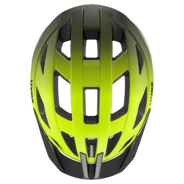 Uvex, I-vo 2, kask rowerowy, 56-60 cm, neon yellow-black matt