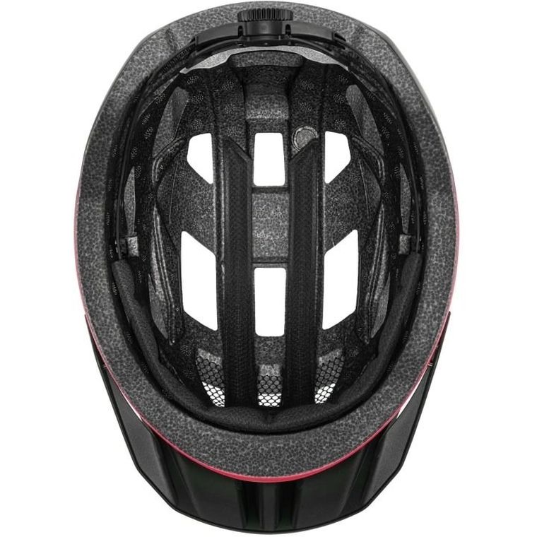 Uvex, I-vo 2, kask rowerowy, 56-60 cm, red-black matt