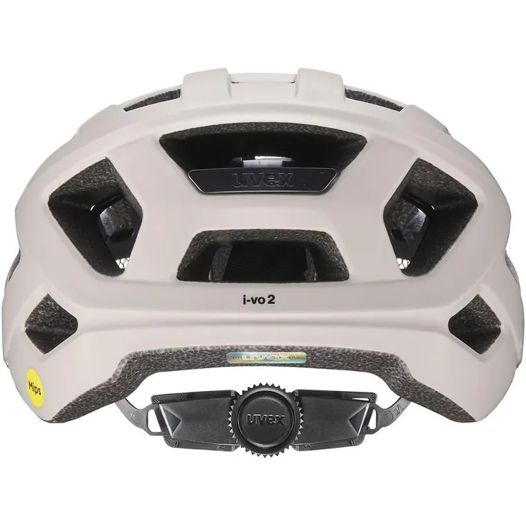 Uvex, I-vo 2 MIPS, kask rowerowy, 56-60 cm, warm grey-black matt