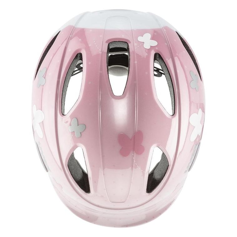 Uvex, Oyo Style, kask rowerowy dziecięcy, butterfly pink, 50-54 cm