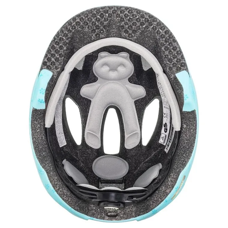 Uvex, Oyo Style, kask rowerowy dziecięcy, flowers cyan matt, 50-54 cm