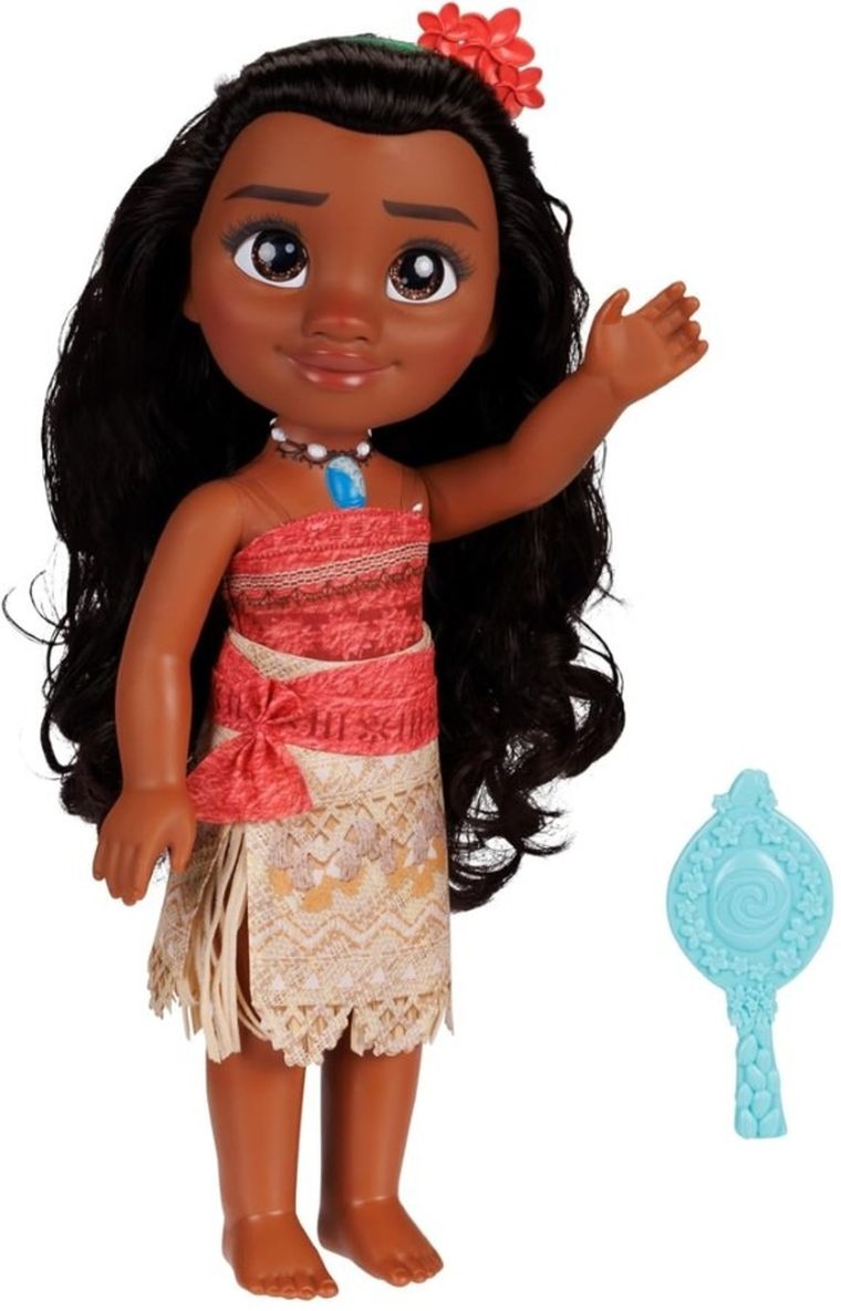 Vaiana, Moana, lalka, 35 cm, zestaw ze szczotką do włosów