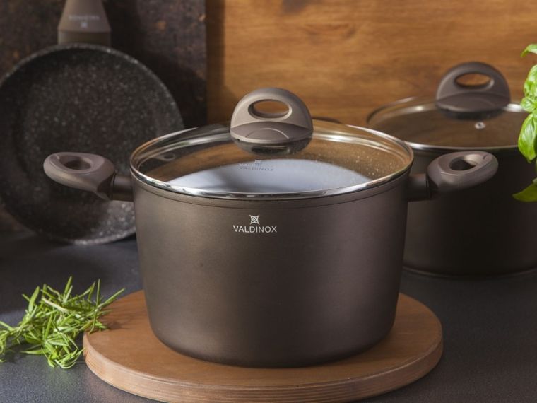Valdinox, Aurum, garnek z pokrywą, 6 l, 24 cm