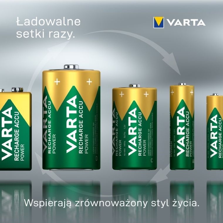 VARTA, Ready2Use, zestaw akumulatorków AAA, 800 mAh, Ni-MH