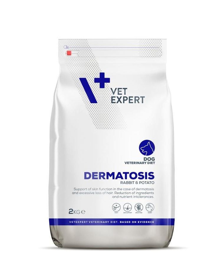 VetExpert, Veterinary Diet Dermatosis dog, Rabbit&Potato, 2 kg