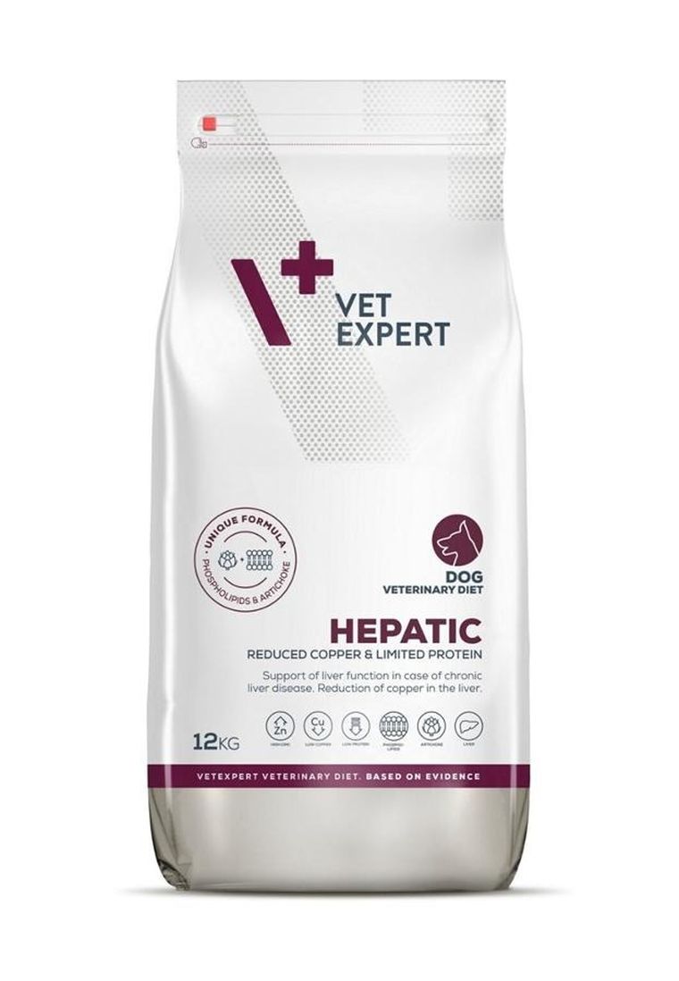 VetExpert, Veterinary Diet Hepatic dog, 12 kg