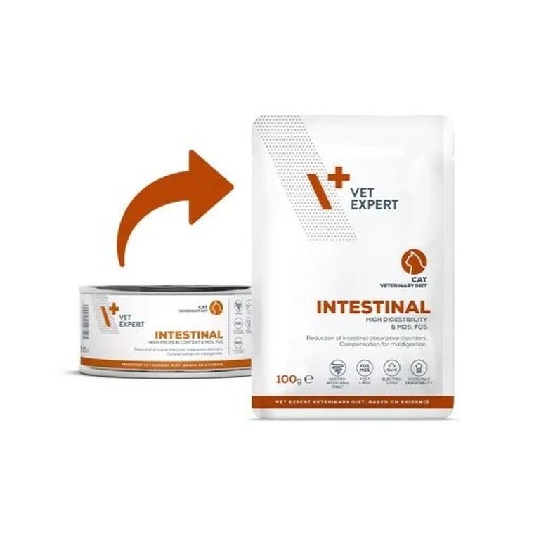 VetExpert, Veterinary Diet Intestinal, kurczak, mokra karma dla kotów, 100g