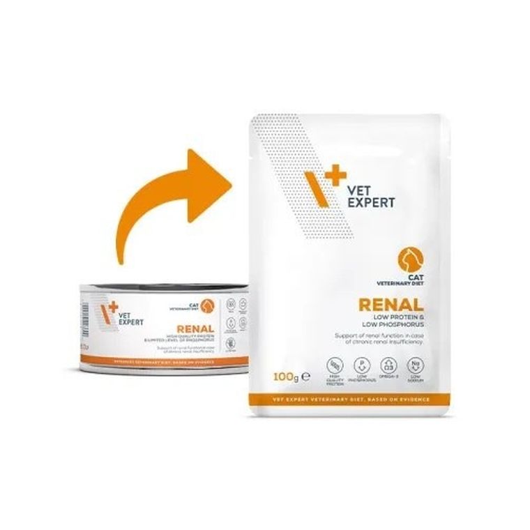 VetExpert, Veterinary Diet Renal cat, 100g pouch
