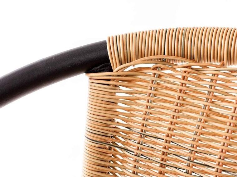 Vetro, stalowe krzesło ogrodowe balkonowe, rattan