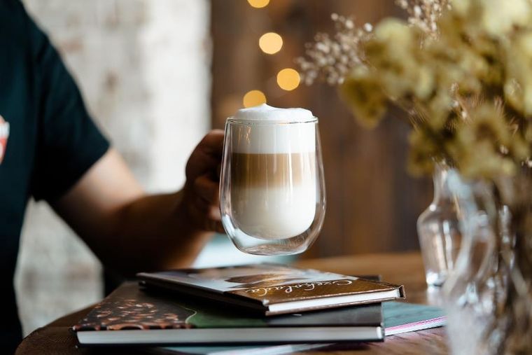 Vialli Design, Amo, komplet 2 szklanek z podwójną ścianką, 300 ml