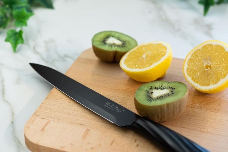 Vialli Design, Caro, zestaw noży w białym bloku, 5 szt.