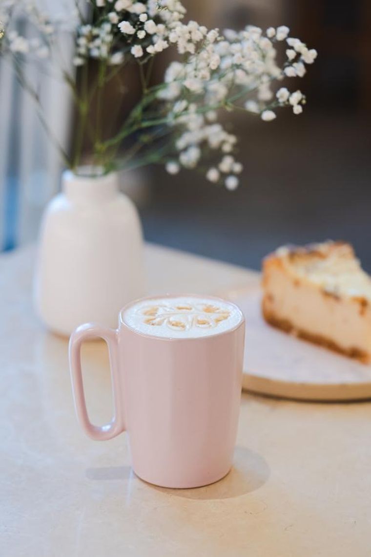 Vialli Design, dwa kubki ceramiczne z uszkiem, 250 ml, Fuori rożowe