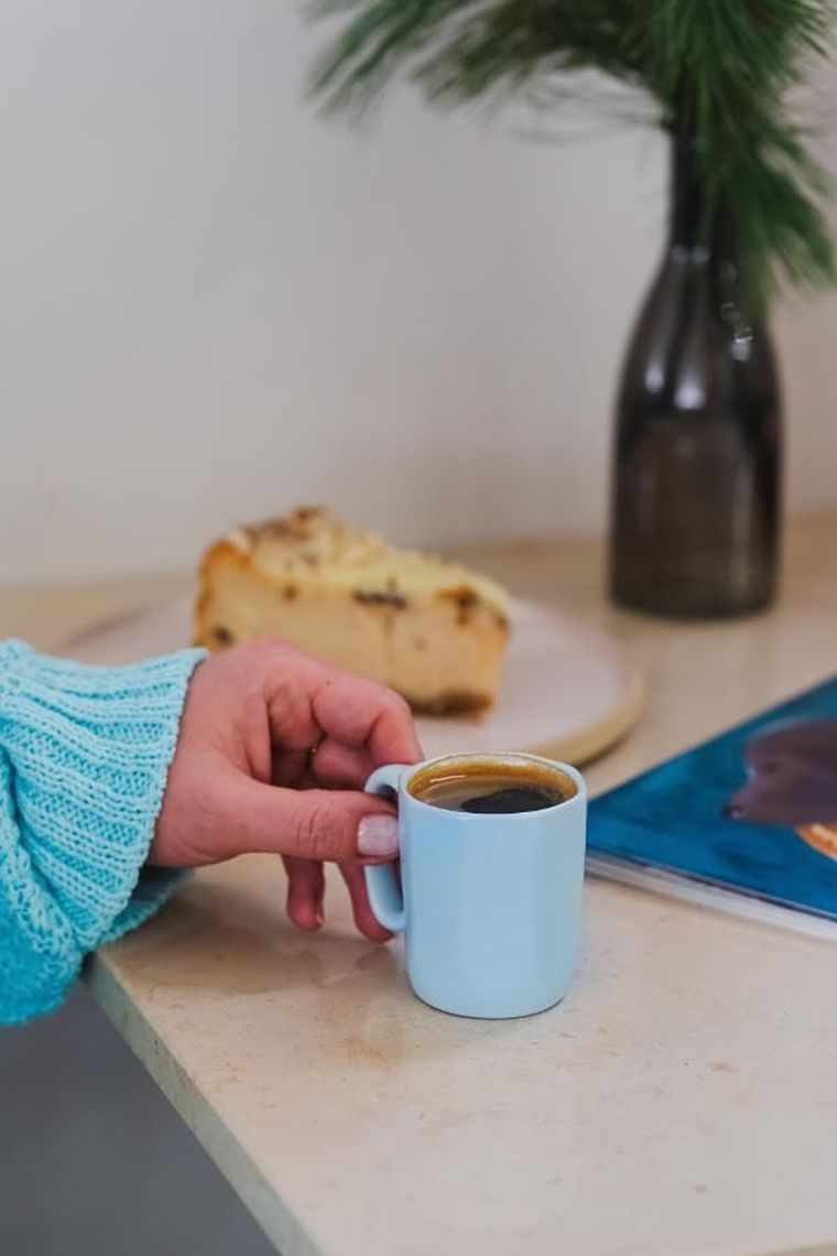 Vialli Design, dwa kubki ceramiczne z uszkiem, 80 ml, Fuori miętowe