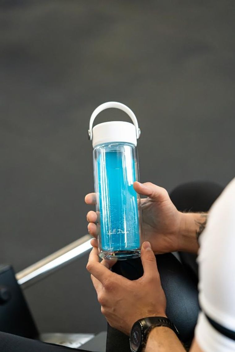 Vialli Design, Fuori, butelka z podwójną ścianką i zaparzaczem, biała, 350 ml