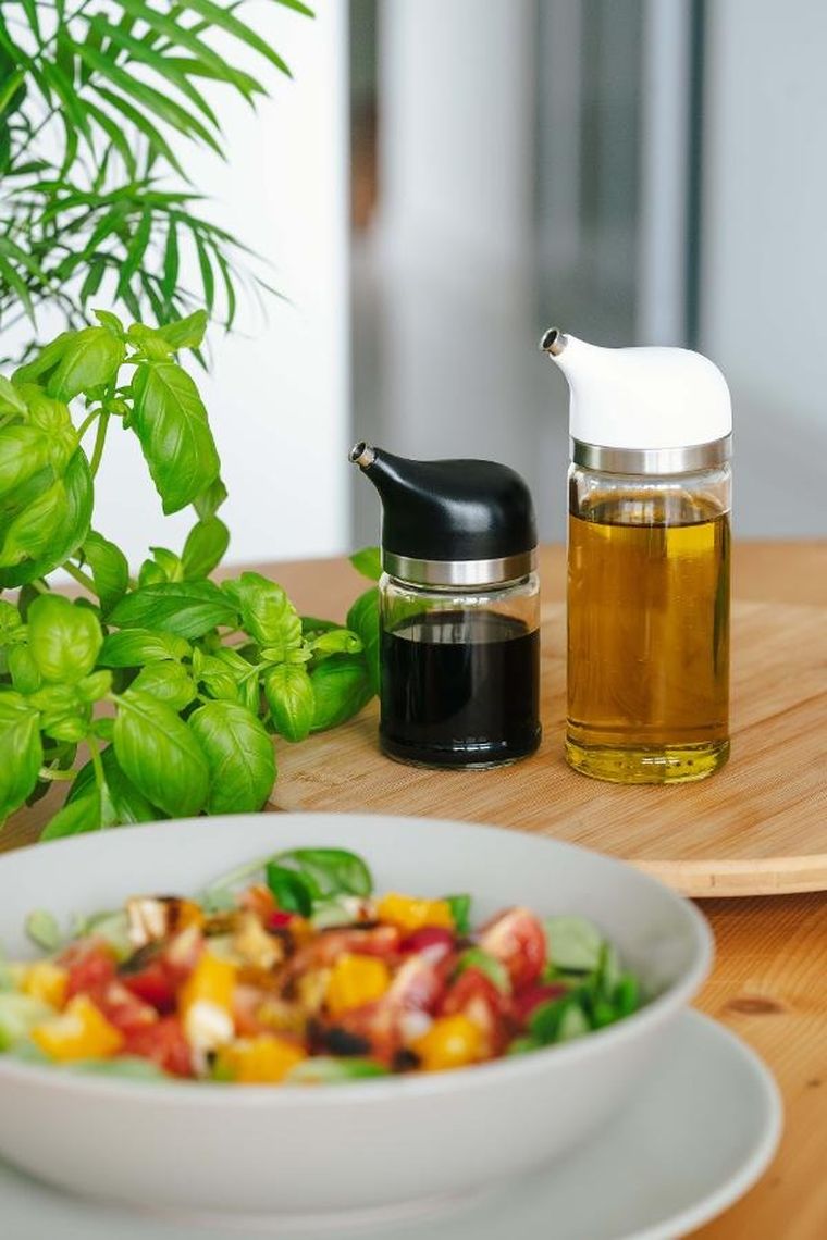 Vialli Design, zestaw 2 dozowników do oliwy i octu, Livio