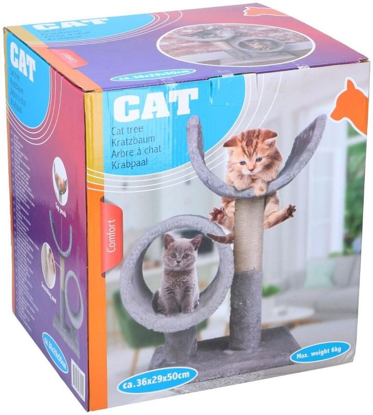 Victoria Sport, drapak dla kota z dwoma legowiskami, 50 cm