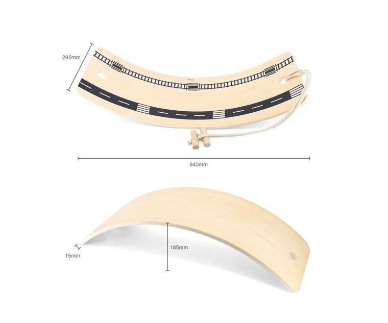 Viga, Balansująca deska