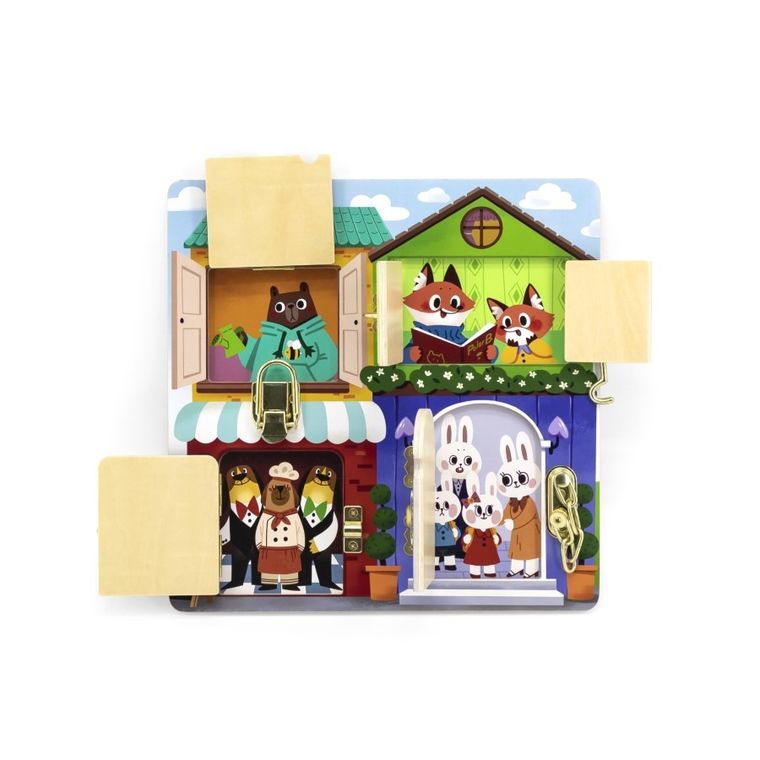 Viga, domek, tablica manipulacyjna