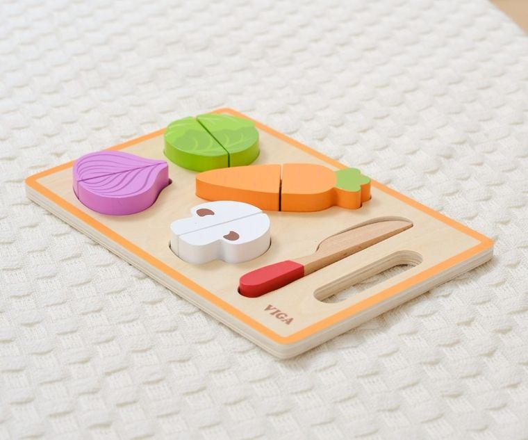 Viga, kolorowe warzywa do krojenia