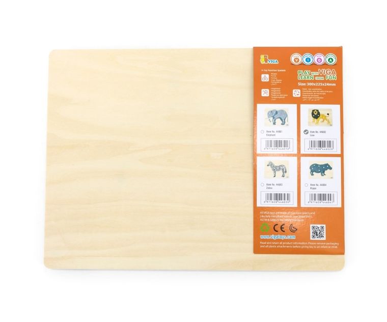 Viga, Lew, układanka na podkładce z uchwytami, 8 elementów