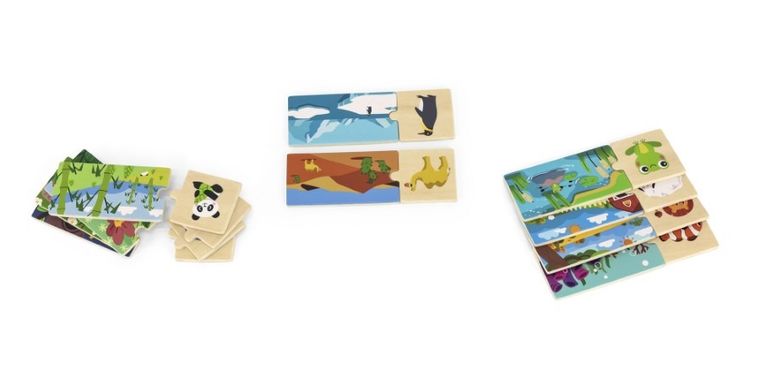 Viga, Mój dom, drewniane puzzle, 20 elementów