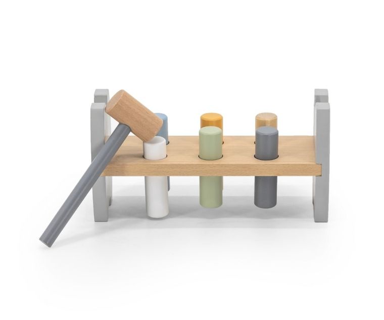 Viga, PolarB, przebijanka i piramidka, zabawka niemowlęca, pingwin