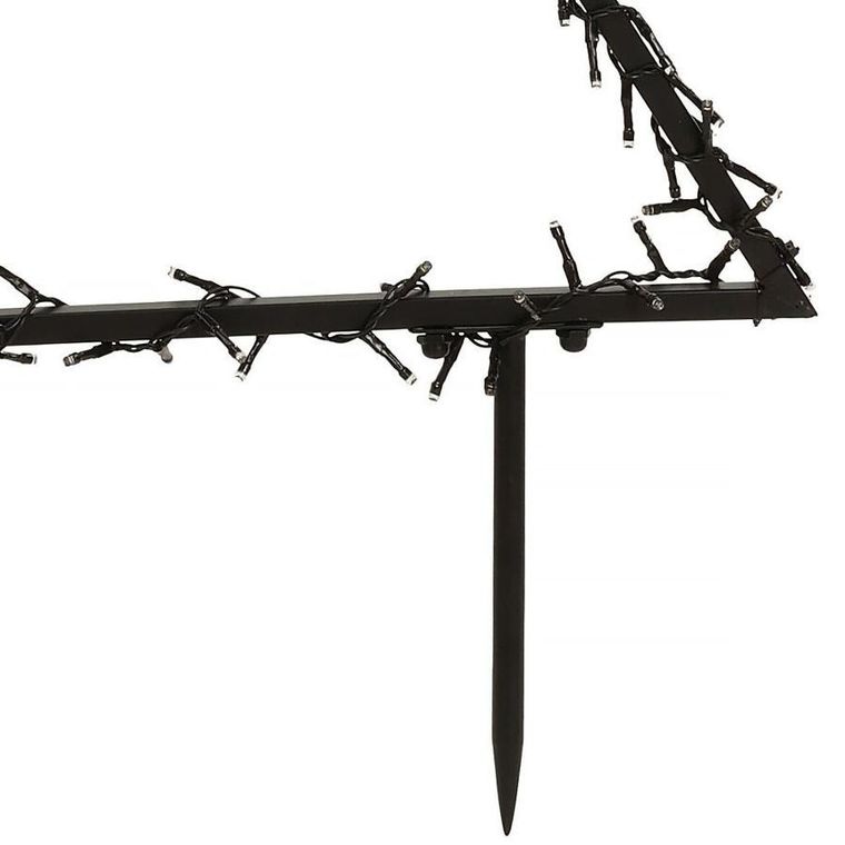 Vilde, choinka świecąca zewnętrzna, metalowa, 225 LED, 100 cm