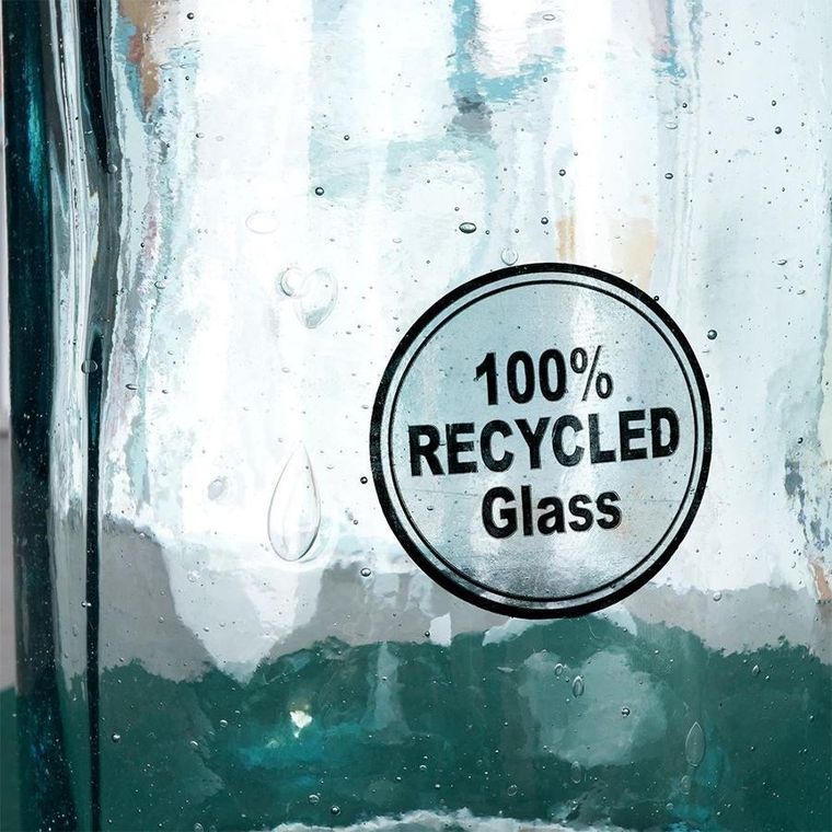 Vilde, dekoracyjny wazon na kwiaty, szklany, 20 cm