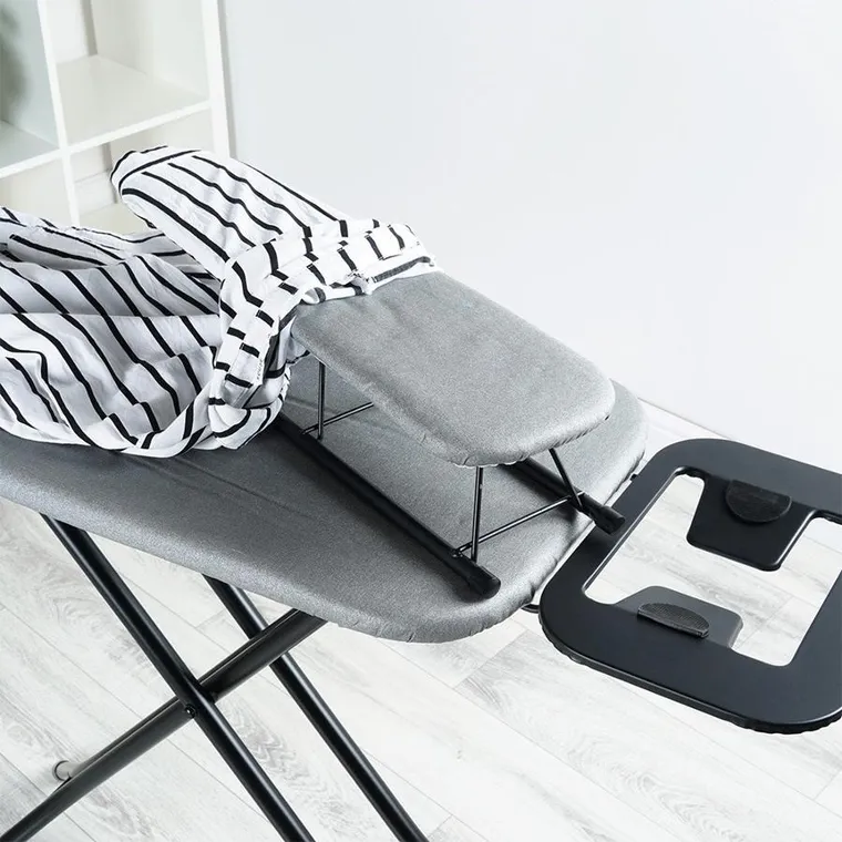 Vilde, deska do prasowania z rękawnikiem, szara, 140-39-92 cm