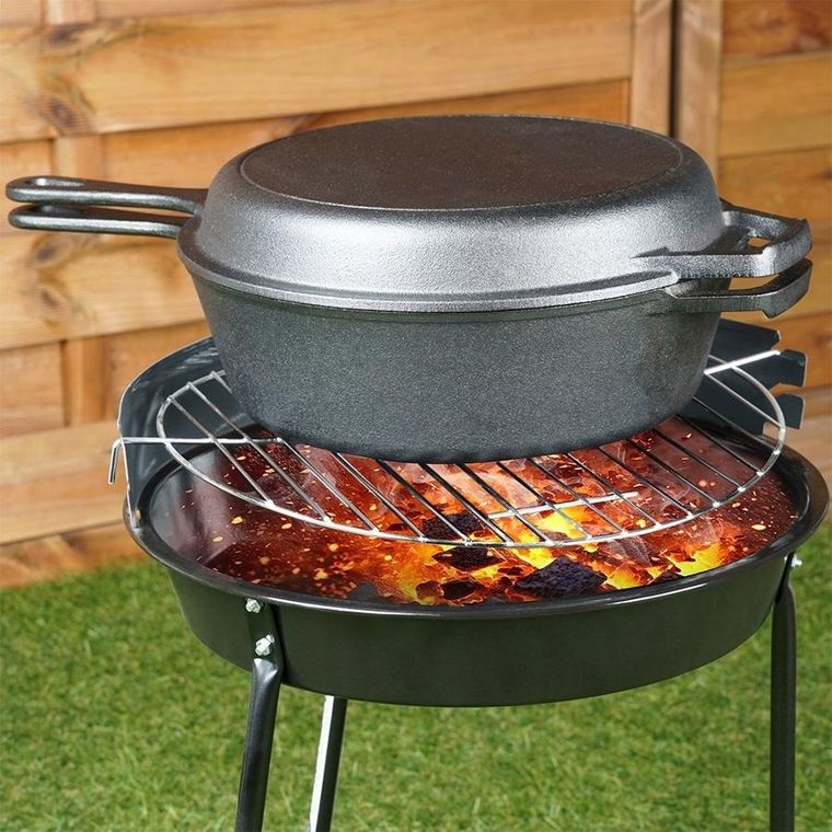 Vilde, garnek z patelnią żeliwne, Cast Line, 24 cm / 3.5 l