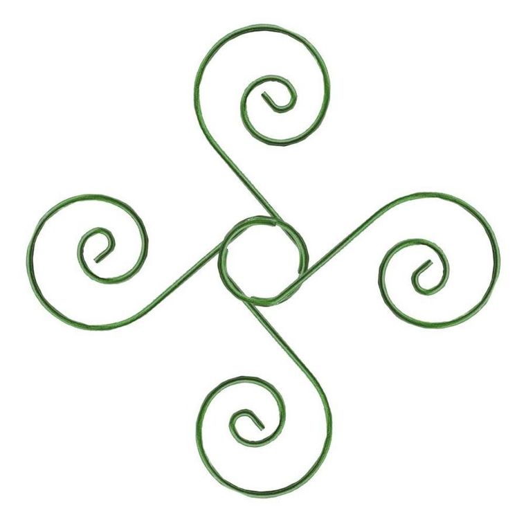 Vilde, haczyki do zawieszenia bombek, metalowe zielone, 40 szt.