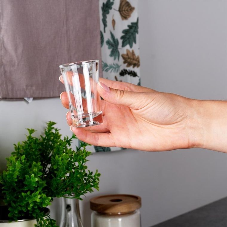 Vilde, kieliszki do wódki szklane, 40 ml, 6 szt.