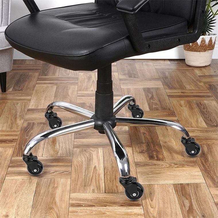 Vilde, kółka do fotela kauczukowe, 5 cm/11 mm, 5 szt.