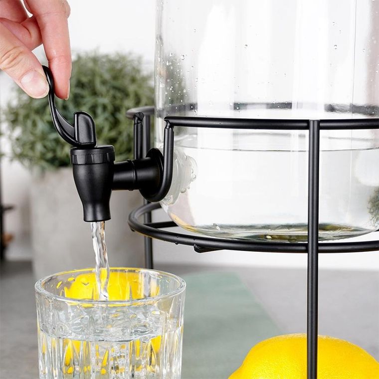 Vilde, kranik do słoja na napoje, czarny