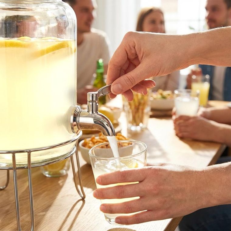 Vilde, kranik do słoja, stalowy, na napoje