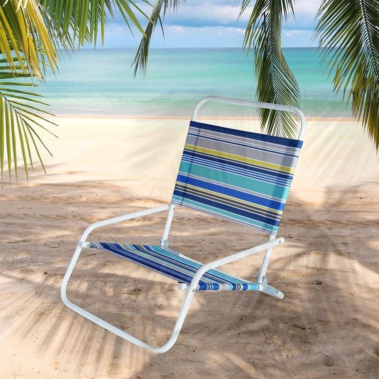 Vilde, krzesło plażowe, składane
