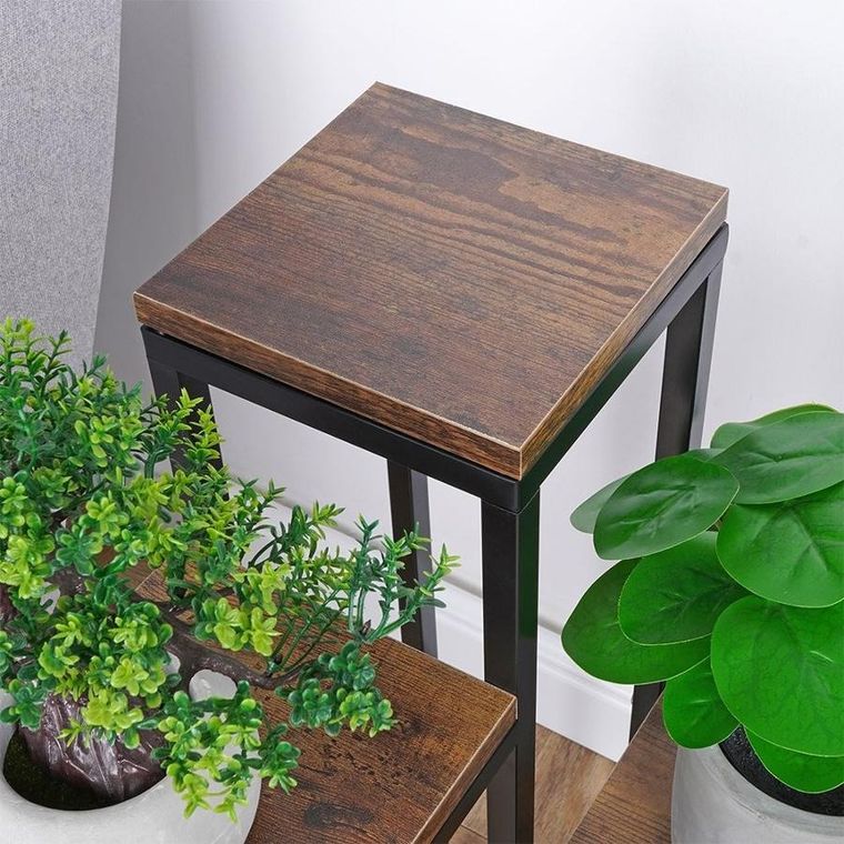 Vilde, kwietnik metalowy, 4-poziomowy, 69 cm