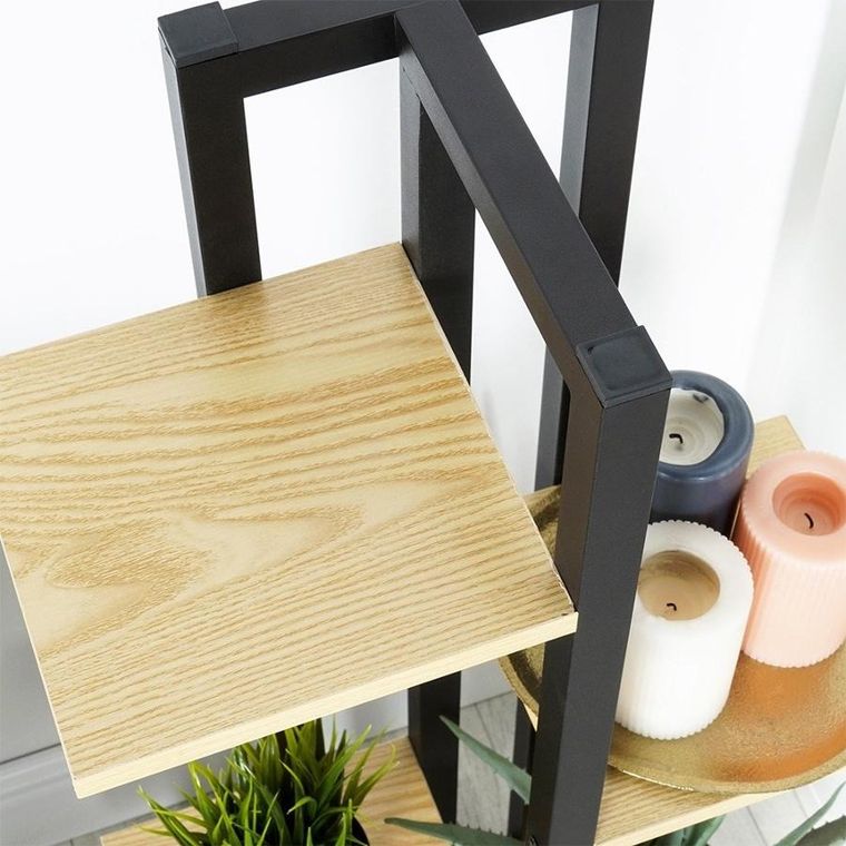 Vilde, kwietnik metalowy 4-poziomowy, 93 cm