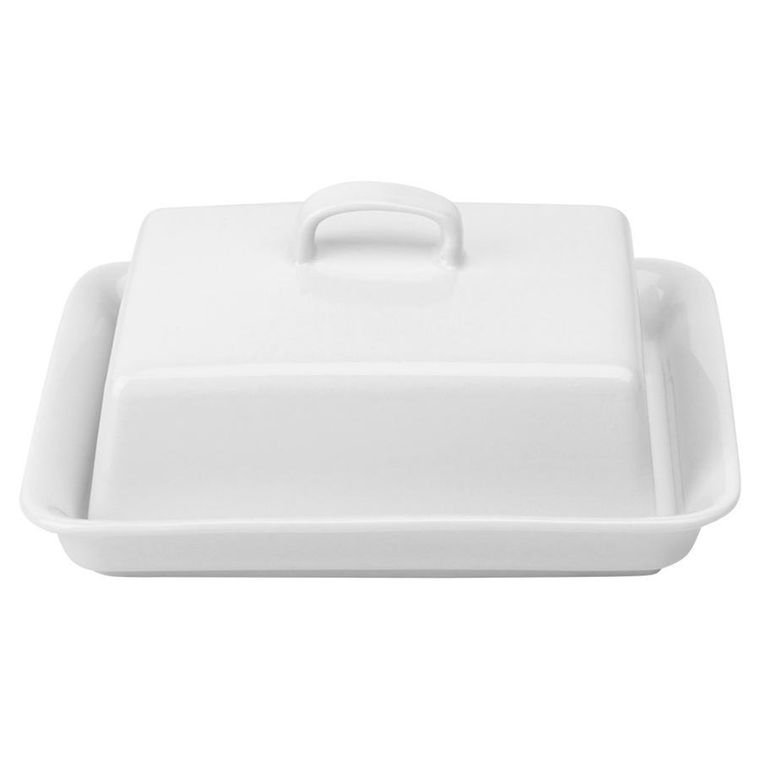 Vilde, maselniczka ceramiczna, biała