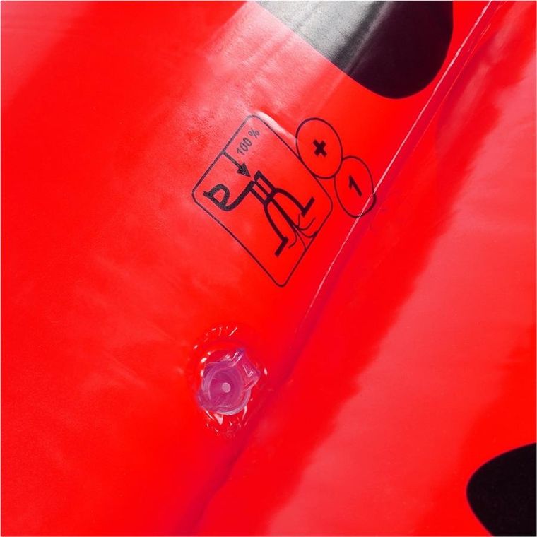 Vilde, materac do pływania, arbuz, 174-58-13 cm