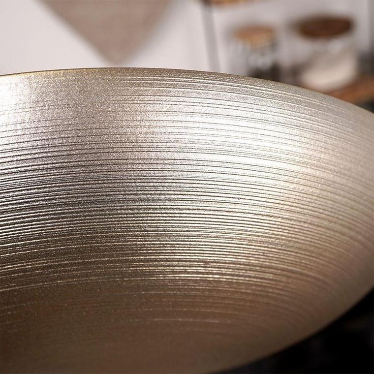 Vilde, miska misa złota szklana, patera 30 cm, 2,2 l