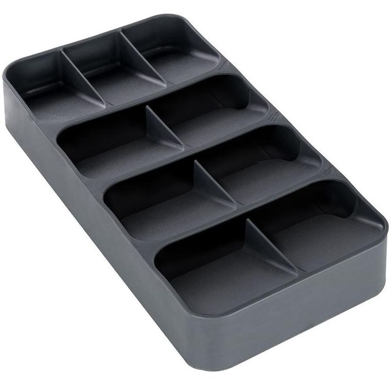 Vilde, organizer do szuflady na sztućce, szary, 39-17-5.5 cm